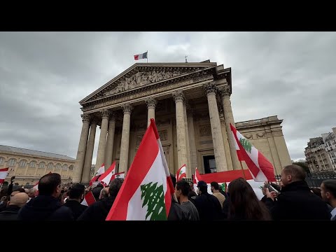 À Paris, un rassemblement devant le Panthéon en soutien au Liban